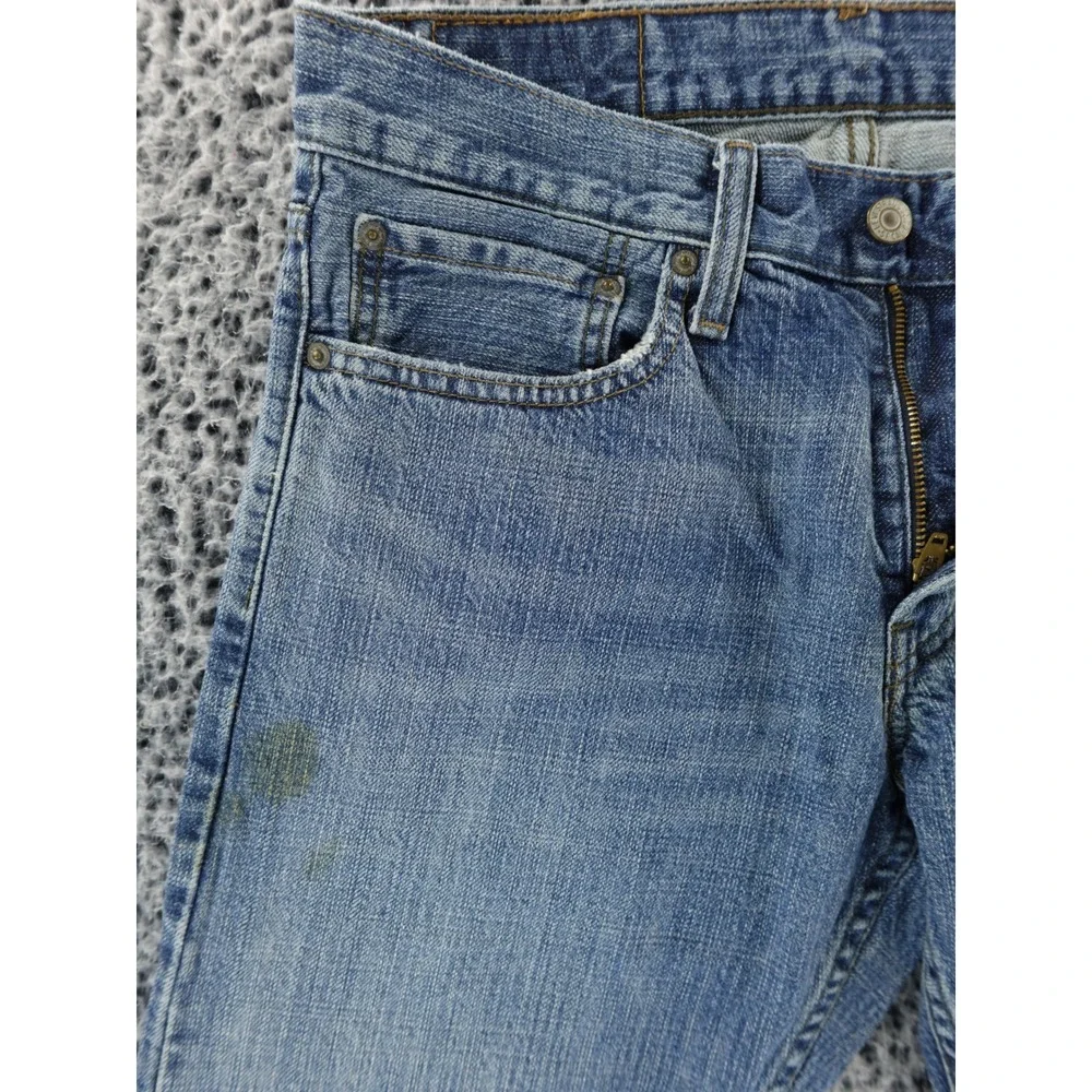 Levis 514‎ Straight Fit Mens Jeans Medium Wash Blue Denim 31x32